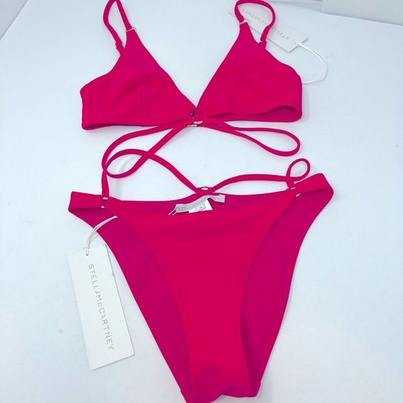 STELLA MCCARTNEY***Very Sexy Skimpy Pink Bikini Set**Sm. $585 - Picture 7 of 8